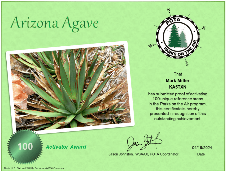 100th Park Activation!!